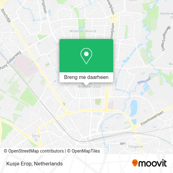 Kusje Erop kaart