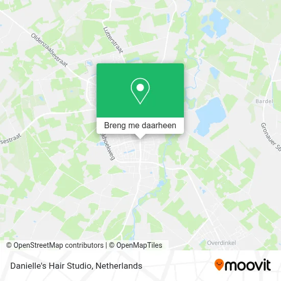 Danielle's Hair Studio kaart