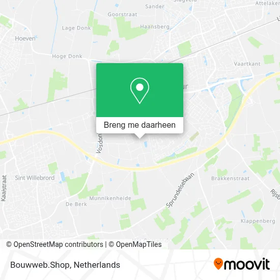 Bouwweb.Shop kaart