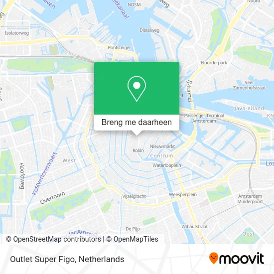 Outlet Super Figo kaart