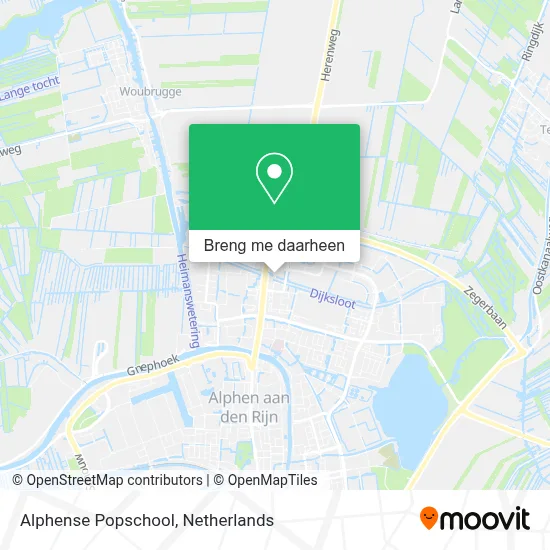 Alphense Popschool kaart