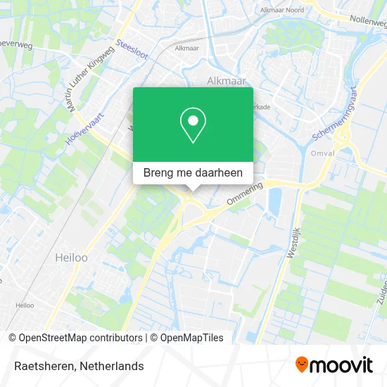 Raetsheren kaart
