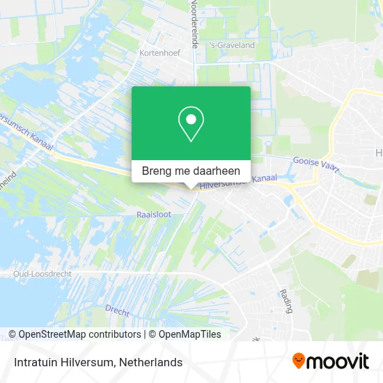Intratuin Hilversum kaart