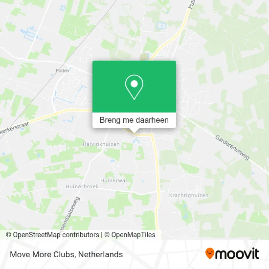 Move More Clubs kaart