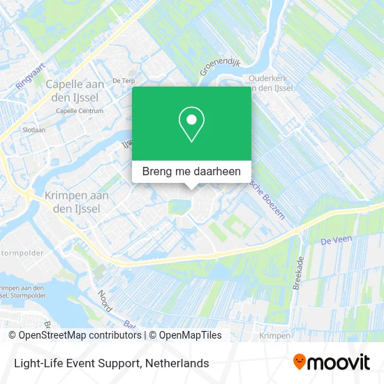 Light-Life Event Support kaart