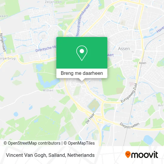 Vincent Van Gogh, Salland kaart
