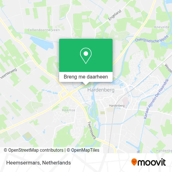 Heemsermars kaart