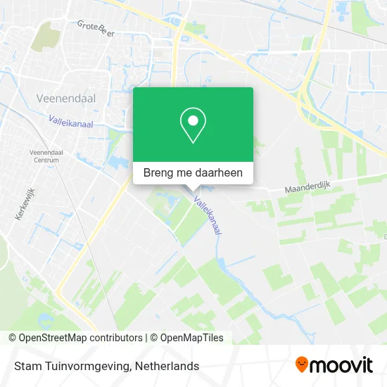 Stam Tuinvormgeving kaart