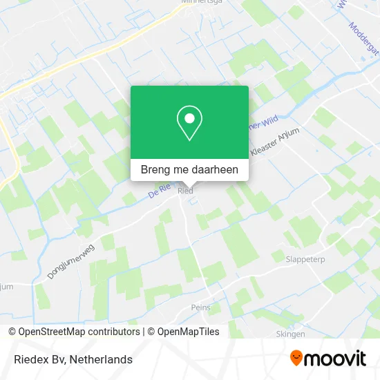 Riedex Bv kaart