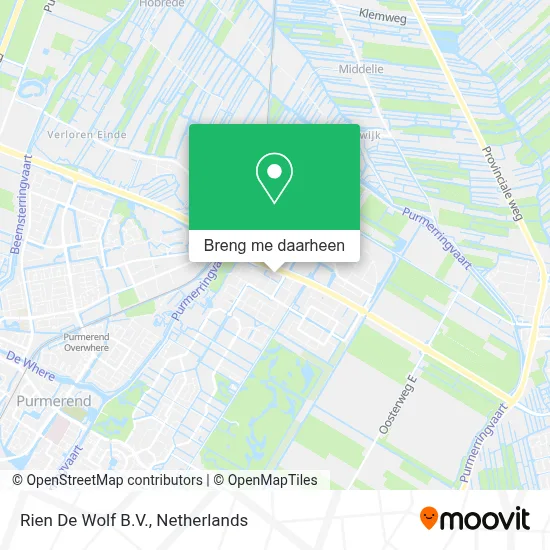 Rien De Wolf B.V. kaart
