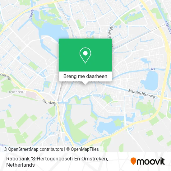 Rabobank 'S-Hertogenbosch En Omstreken kaart