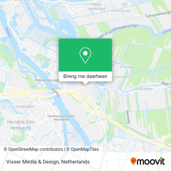 Visser Media & Design kaart