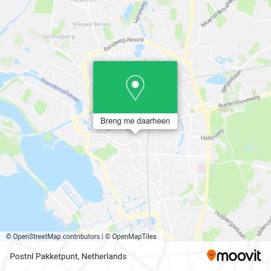 Postnl Pakketpunt kaart