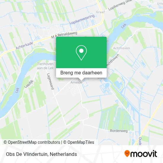 Obs De Vlindertuin kaart