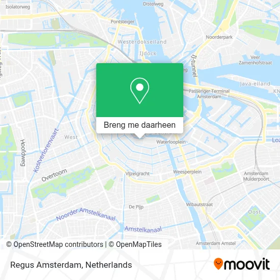 Regus Amsterdam kaart