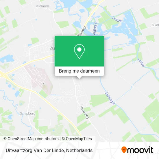 Uitvaartzorg Van Der Linde kaart