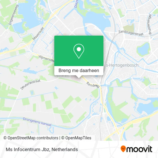 Ms Infocentrum Jbz kaart