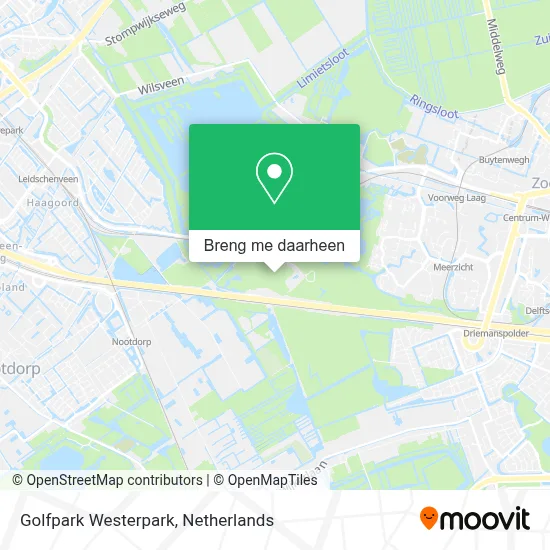 Golfpark Westerpark kaart