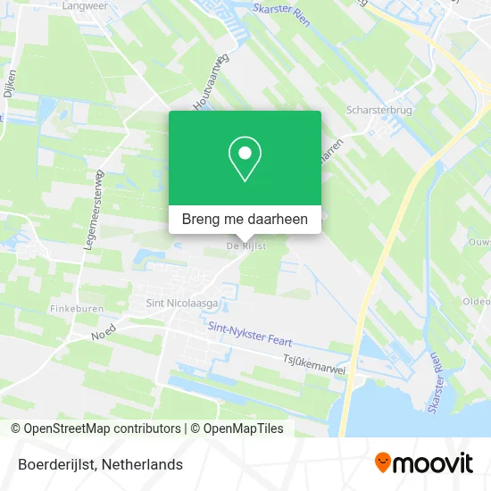 Boerderijlst kaart