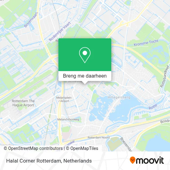 Halal Corner Rotterdam kaart