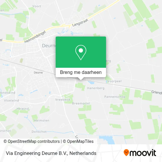 Via Engineering Deurne B.V. kaart