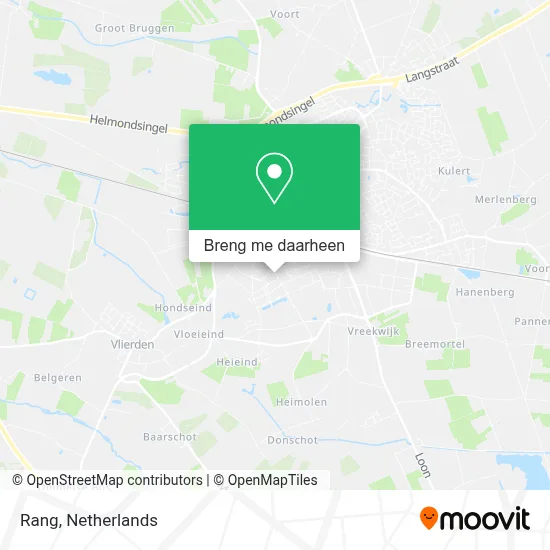 Rang kaart