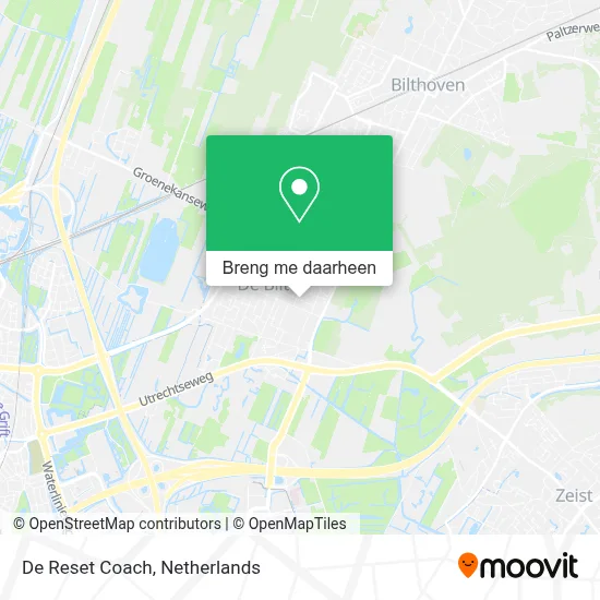 De Reset Coach kaart