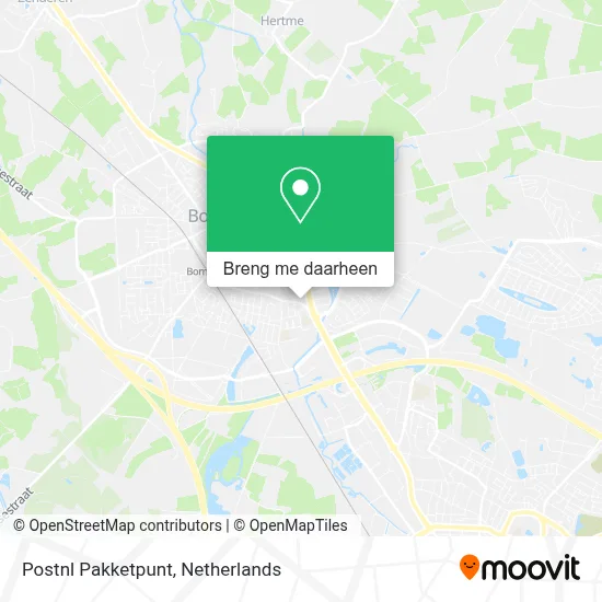 Postnl Pakketpunt kaart