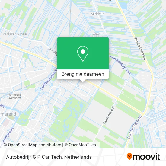 Autobedrijf G P Car Tech kaart