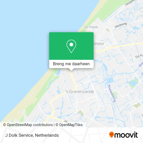 J Dolk Service kaart