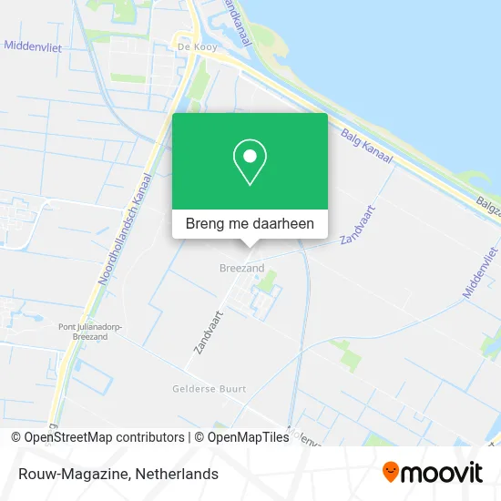 Rouw-Magazine kaart