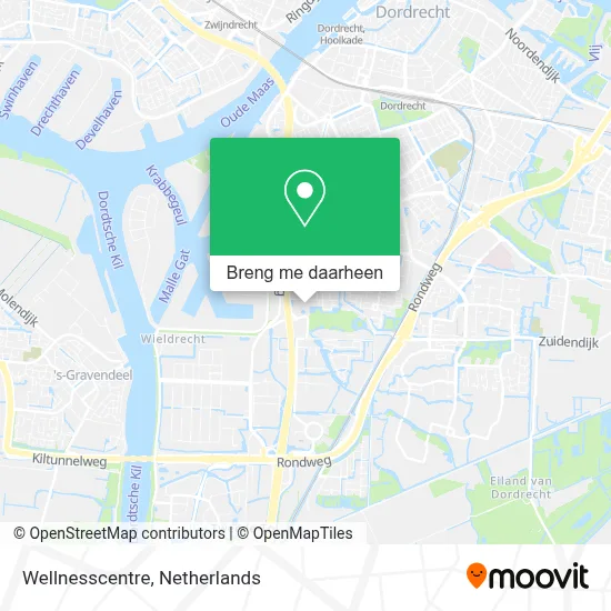 Wellnesscentre kaart