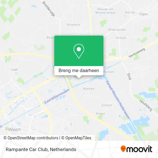 Rampante Car Club kaart