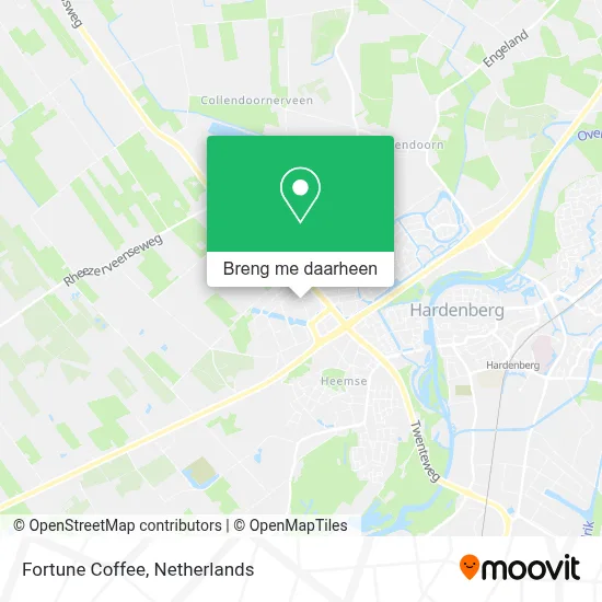 Fortune Coffee kaart