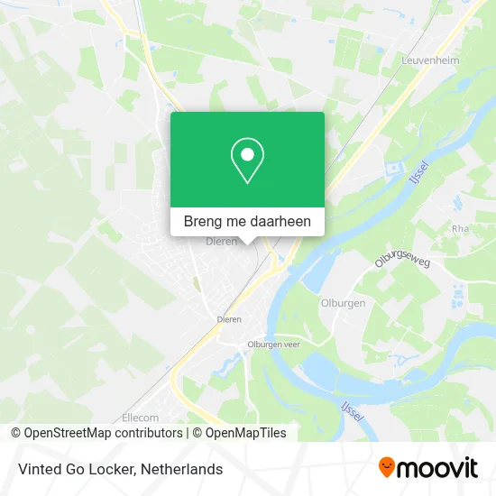 Vinted Go Locker kaart