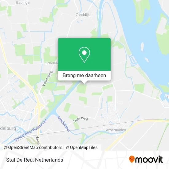 Stal De Reu kaart