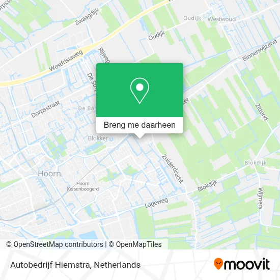 Autobedrijf Hiemstra kaart