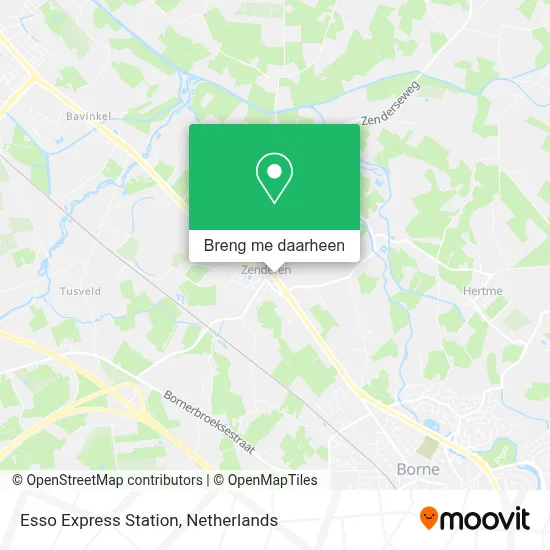 Esso Express Station kaart
