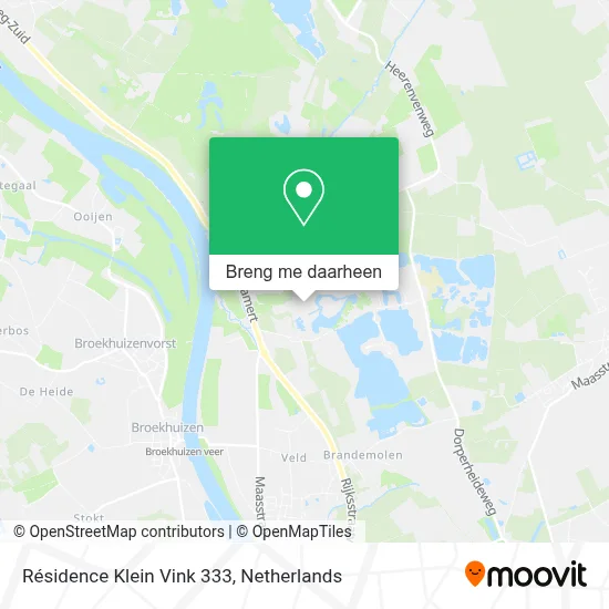 Résidence Klein Vink 333 kaart