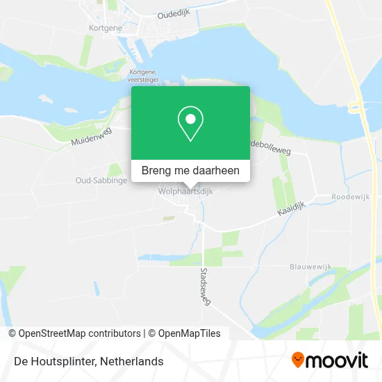 De Houtsplinter kaart