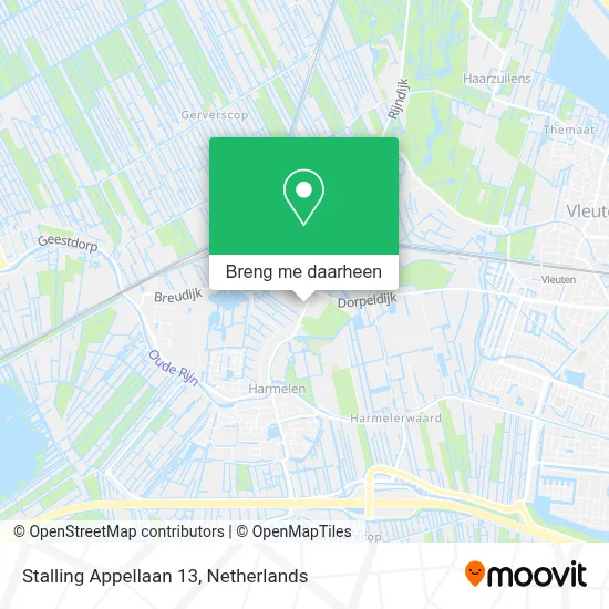 Stalling Appellaan 13 kaart