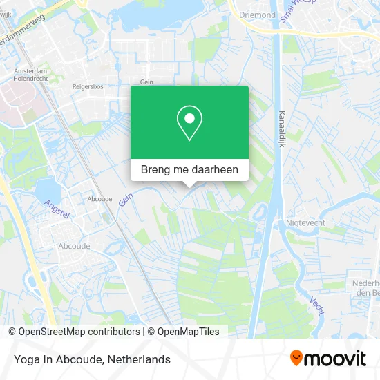 Yoga In Abcoude kaart
