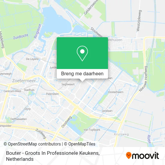 Bouter - Groots In Professionele Keukens kaart