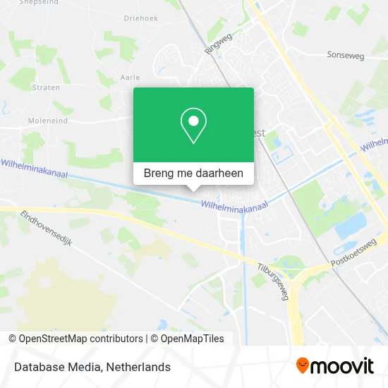 Database Media kaart