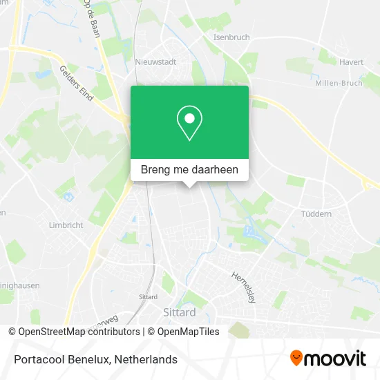 Portacool Benelux kaart