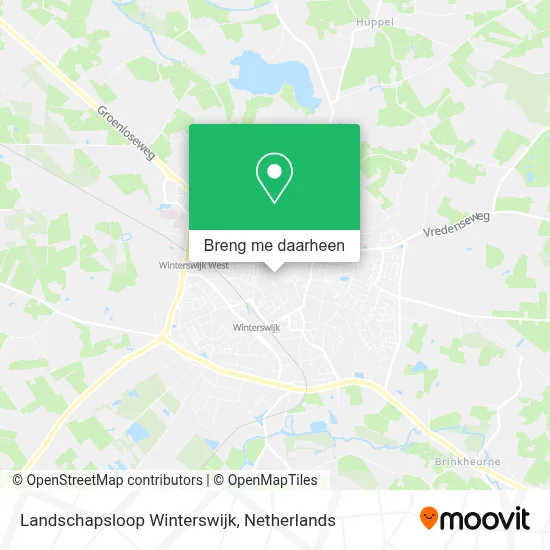 Landschapsloop Winterswijk kaart