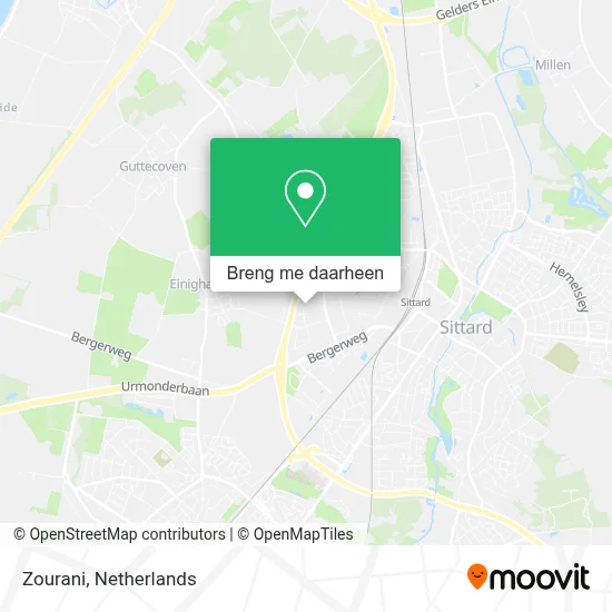 Zourani kaart