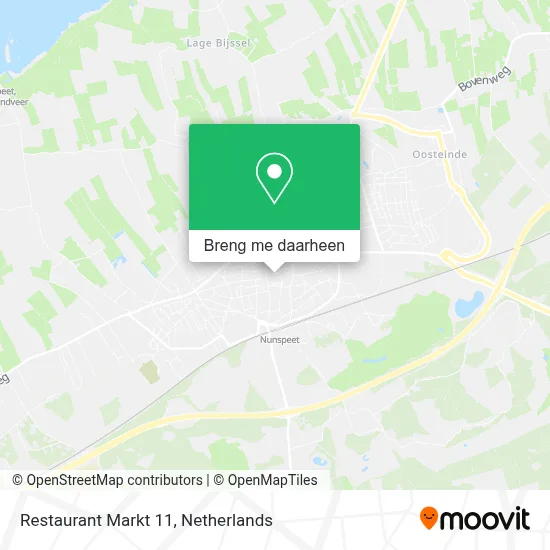 Restaurant Markt 11 kaart