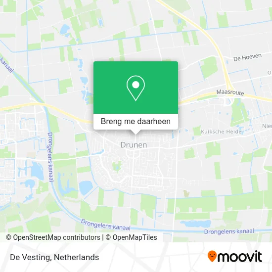 De Vesting kaart