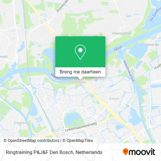 Ringtraining P&J&F Den Bosch kaart